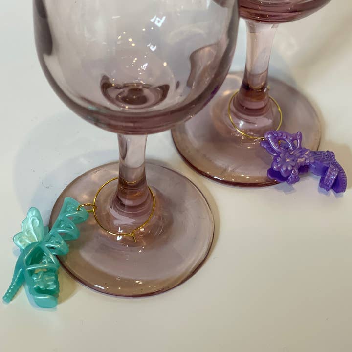Barbie Doll Shoe Wine Glass Charms