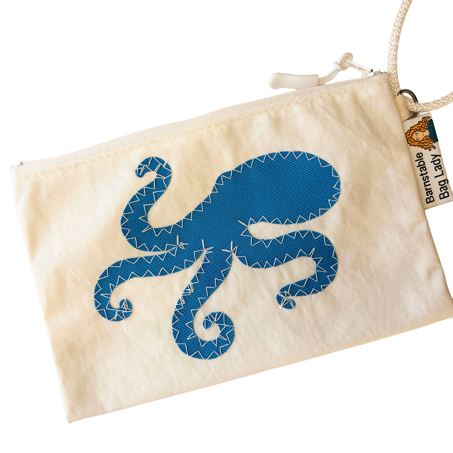 Sailcloth Wristlet - Turquoise Octopus