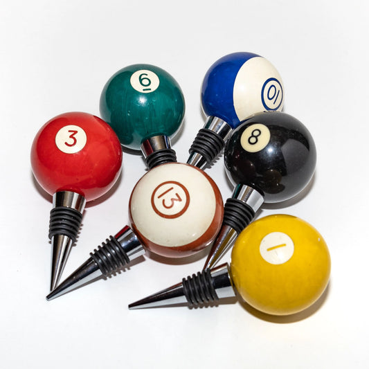 Billiard Ball Bottle Stopper
