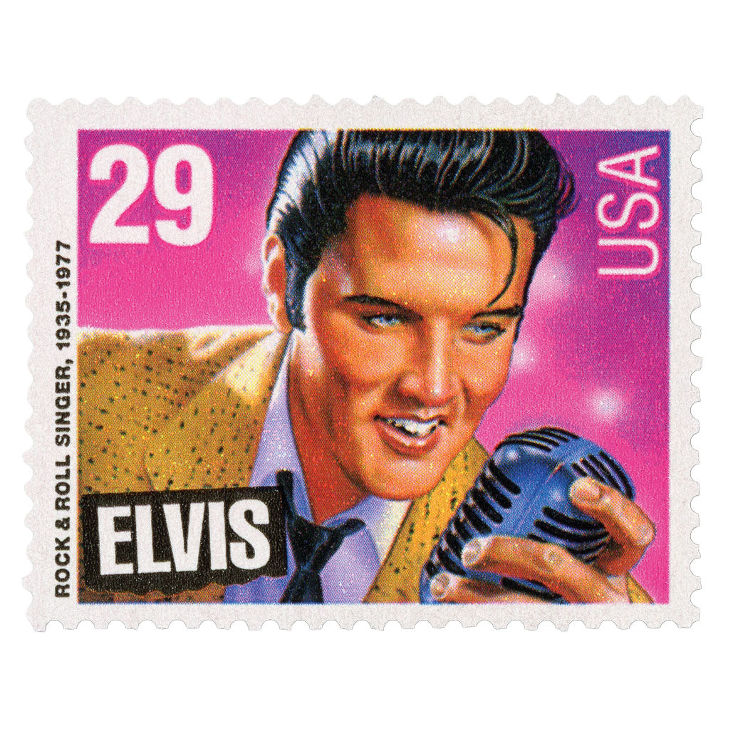 Postage Stamp Necklace - 1993 USA Elvis Presley