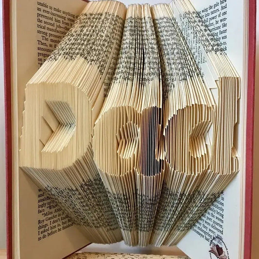 Folded Book Art - Dad