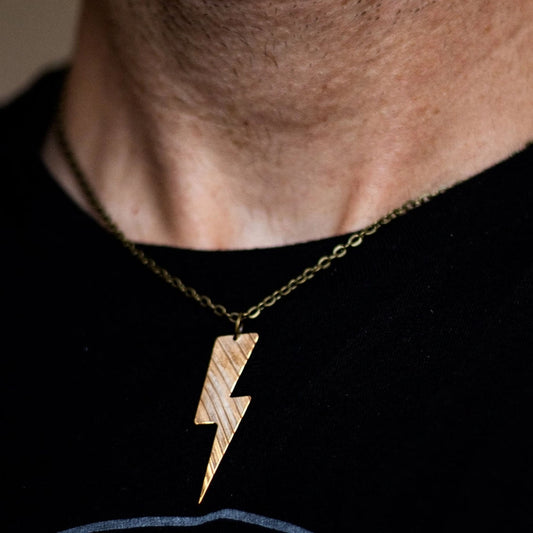 Cymbal Necklace - Bolt