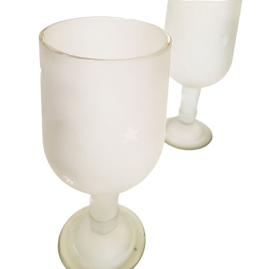 Wine Bottle Goblets