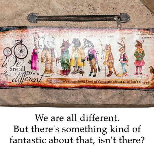 Military Tent Travel Bag - We Are All Different...