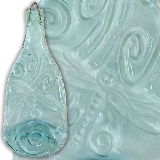 Wine Bottle Cheese Board - Dragonfly