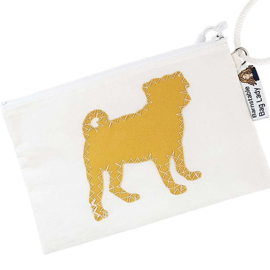 Sailcloth Wristlet - Pug
