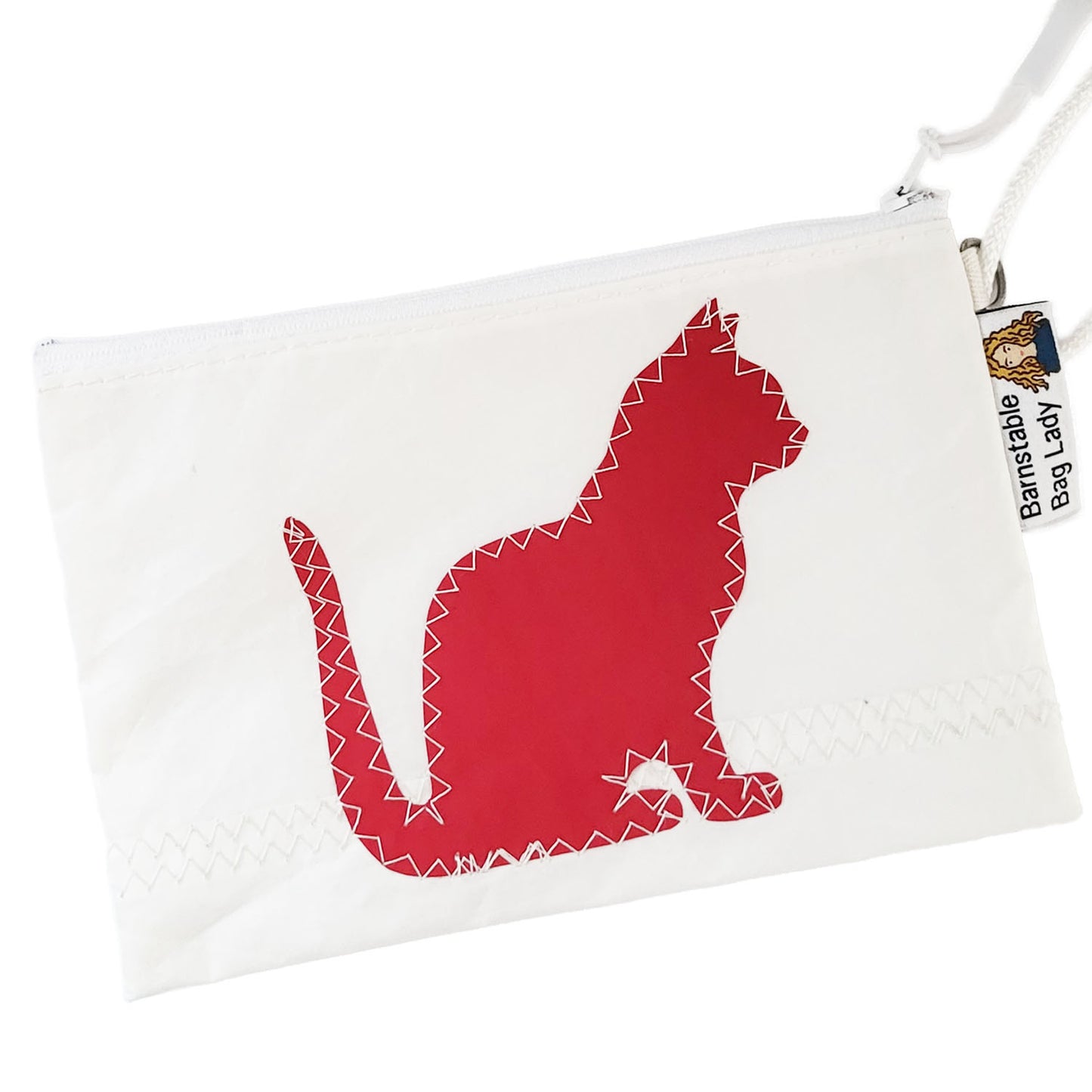Sailcloth Wristlet - Red Cat
