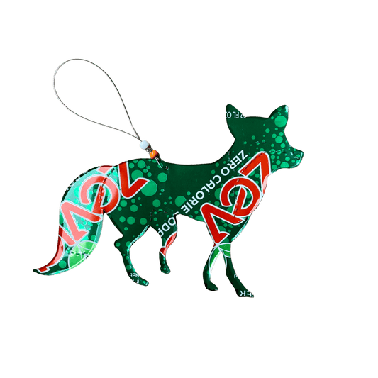Aluminum Can Ornament - Fox