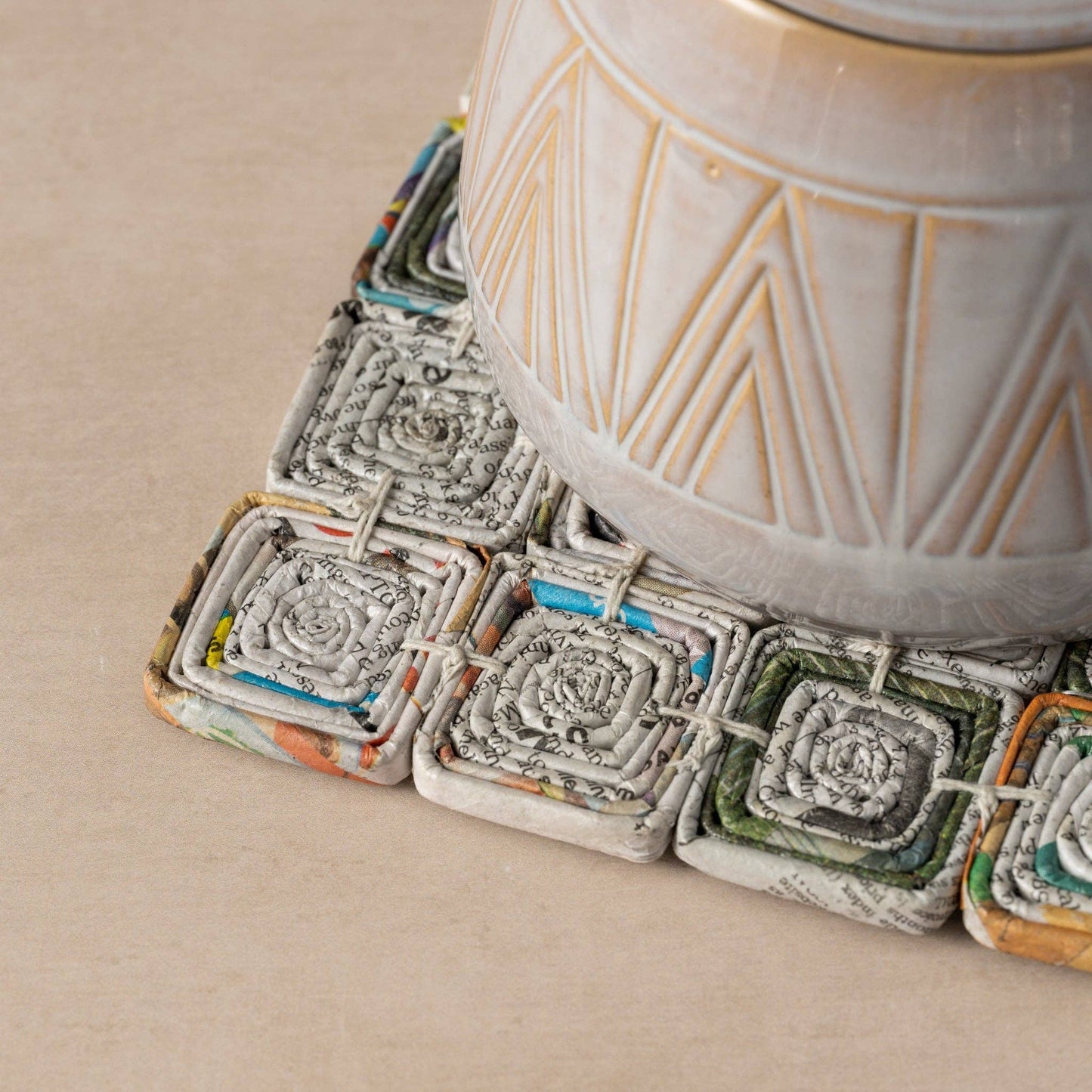 Newspaper Trivet