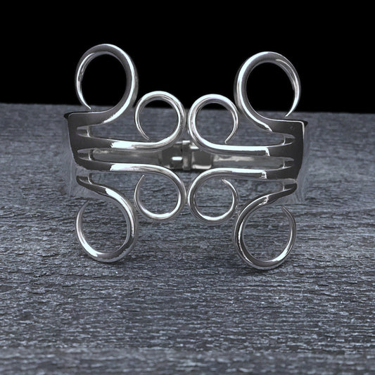 Double Fork Bracelet - Circles 3