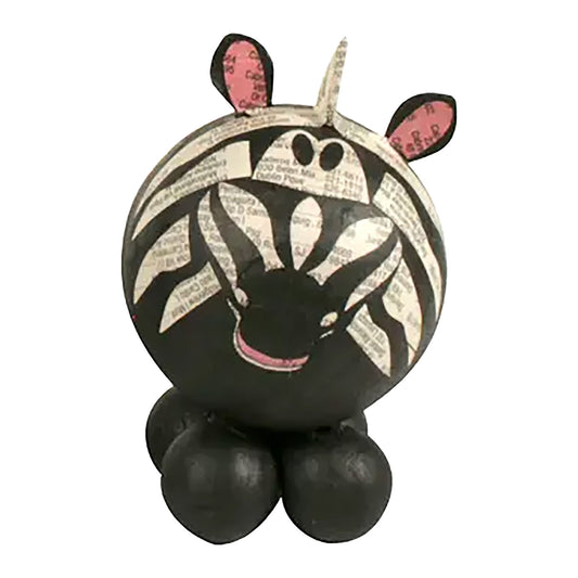 Papier-Mâché Safari Animals Zebra