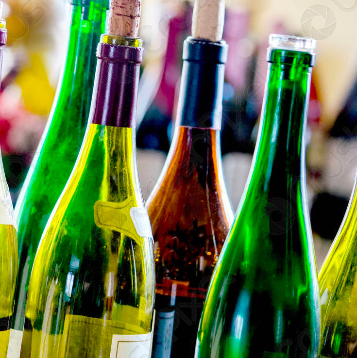 Made from Wine Bottles & Other Recycled Glass