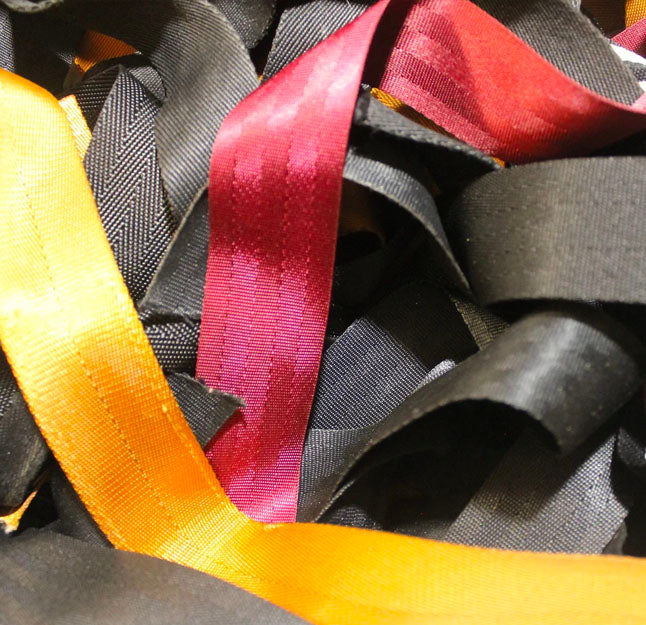 Made from Seat Belts