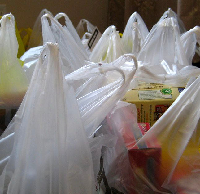 Made from Plastic Bags & Packaging