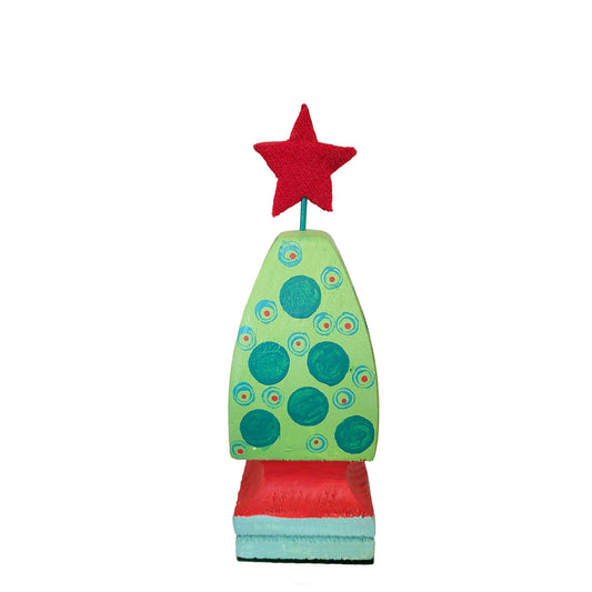 Fence Post Cap Christmas Trees Short Tree 2