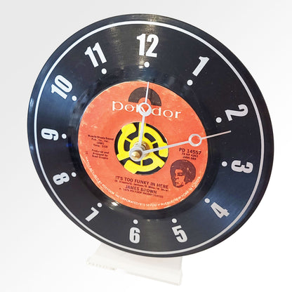 Vinyl Record Desk Clock