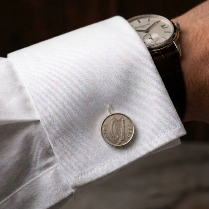 Irish 5p Coin Cufflinks