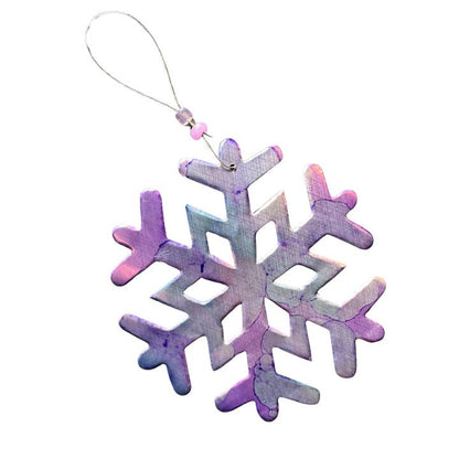 Aluminum Can Ornament - Snowflake