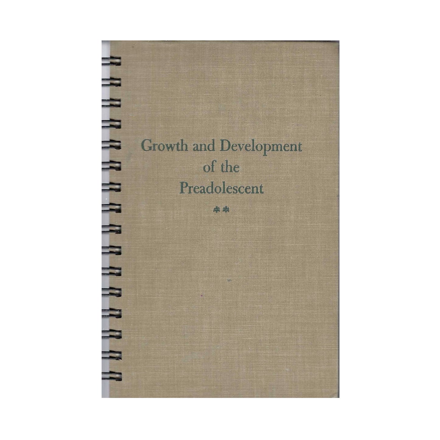Attic Journal Growth and Development of the Preadolescent