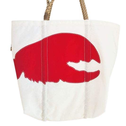 Sailcloth Medium Tote Bag - Lobster Claw