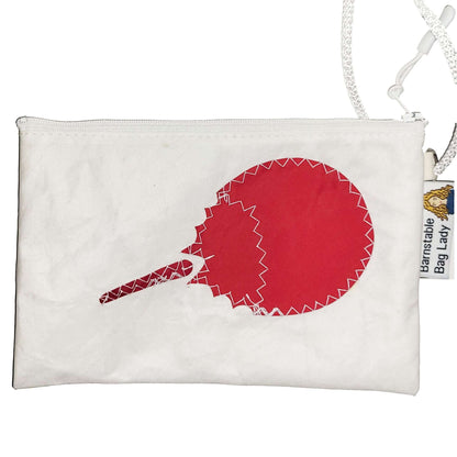 Sailcloth Wristlet - Horseshoe Crab Red