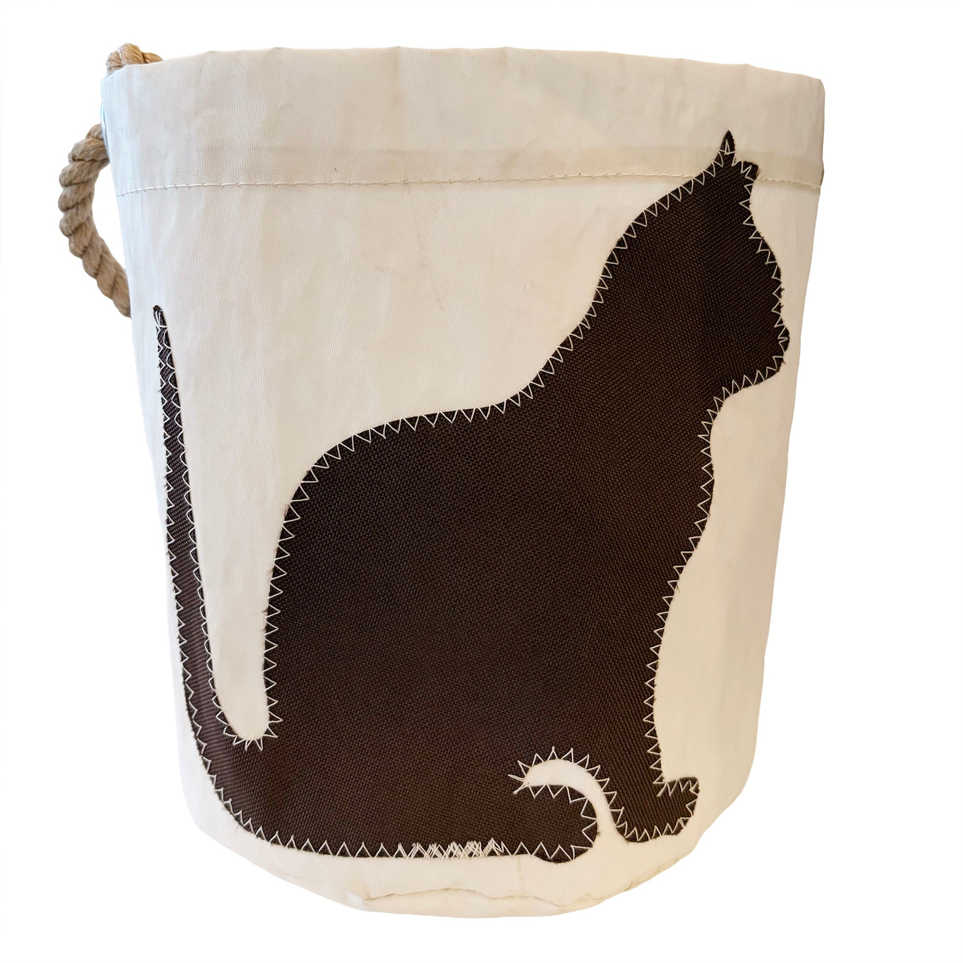 Sailcloth Bucket Bag - Brown Cat