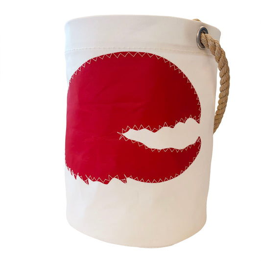 Sailcloth Bucket Bag - Lobster Claw
