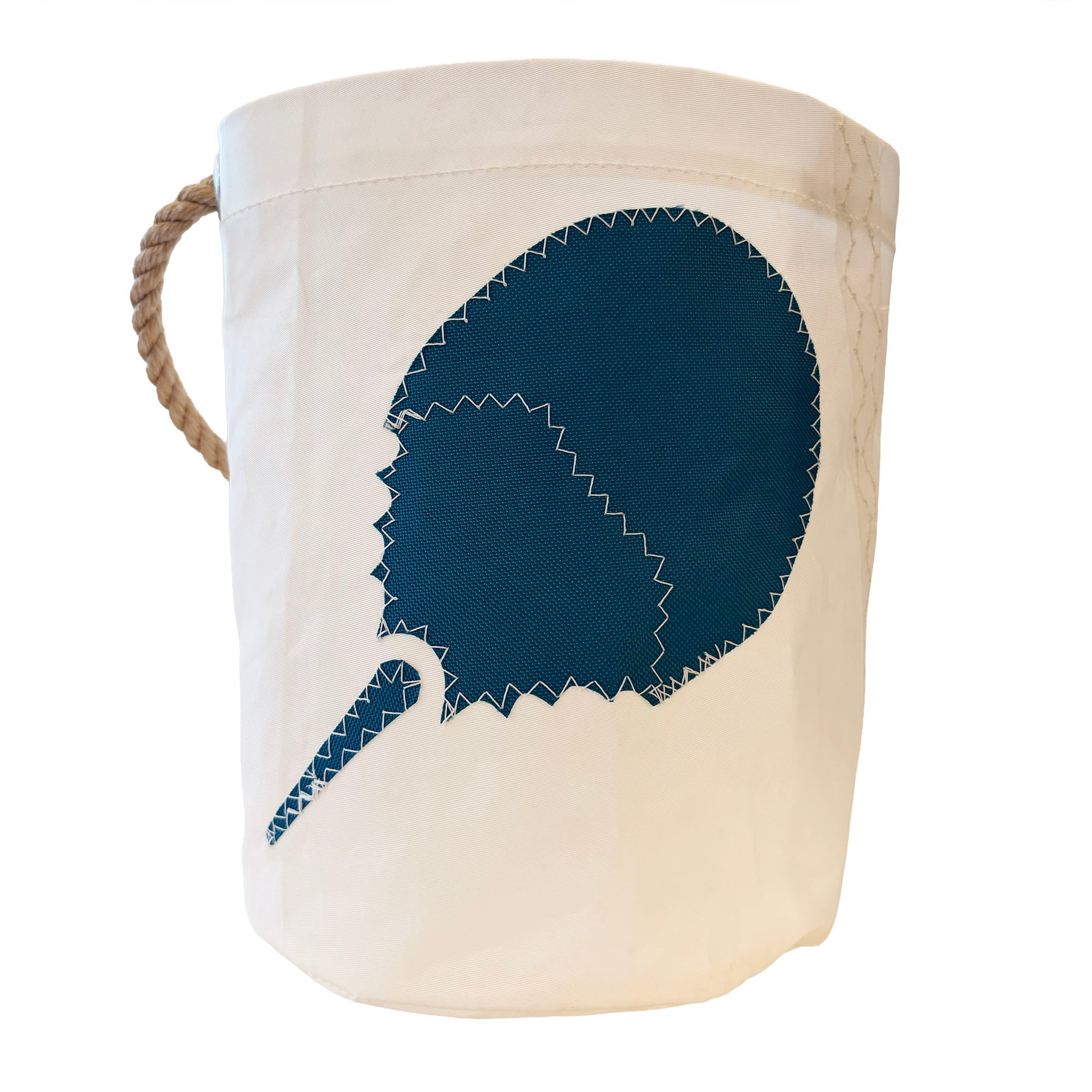 Sailcloth Bucket Bag - Teal Horseshoe Crab