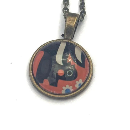 Postage Stamp Necklace - 2025 USA Baby Wild Animals Skunk