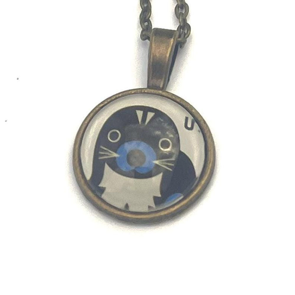 Postage Stamp Necklace - 2025 USA Baby Wild Animals Seal