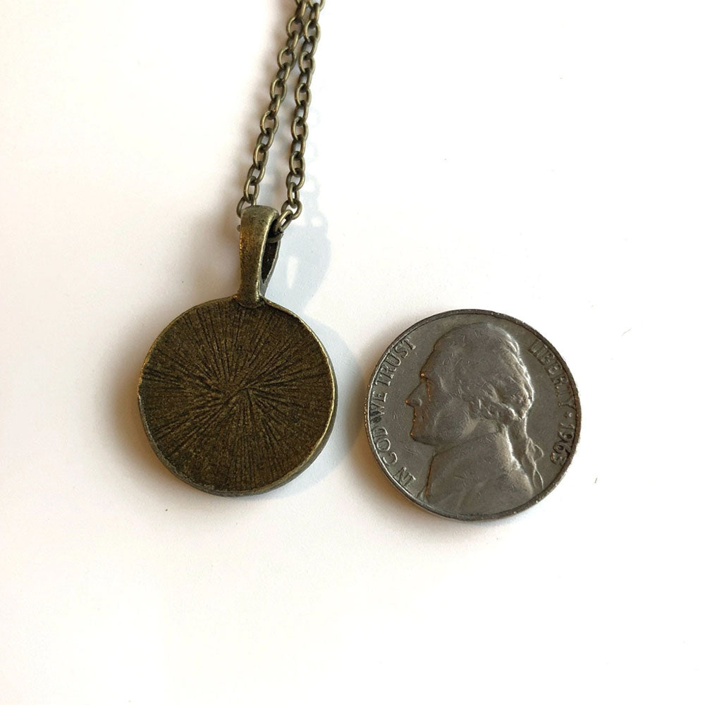 Postage Stamp Necklace - 2025 USA Baby Wild Animals