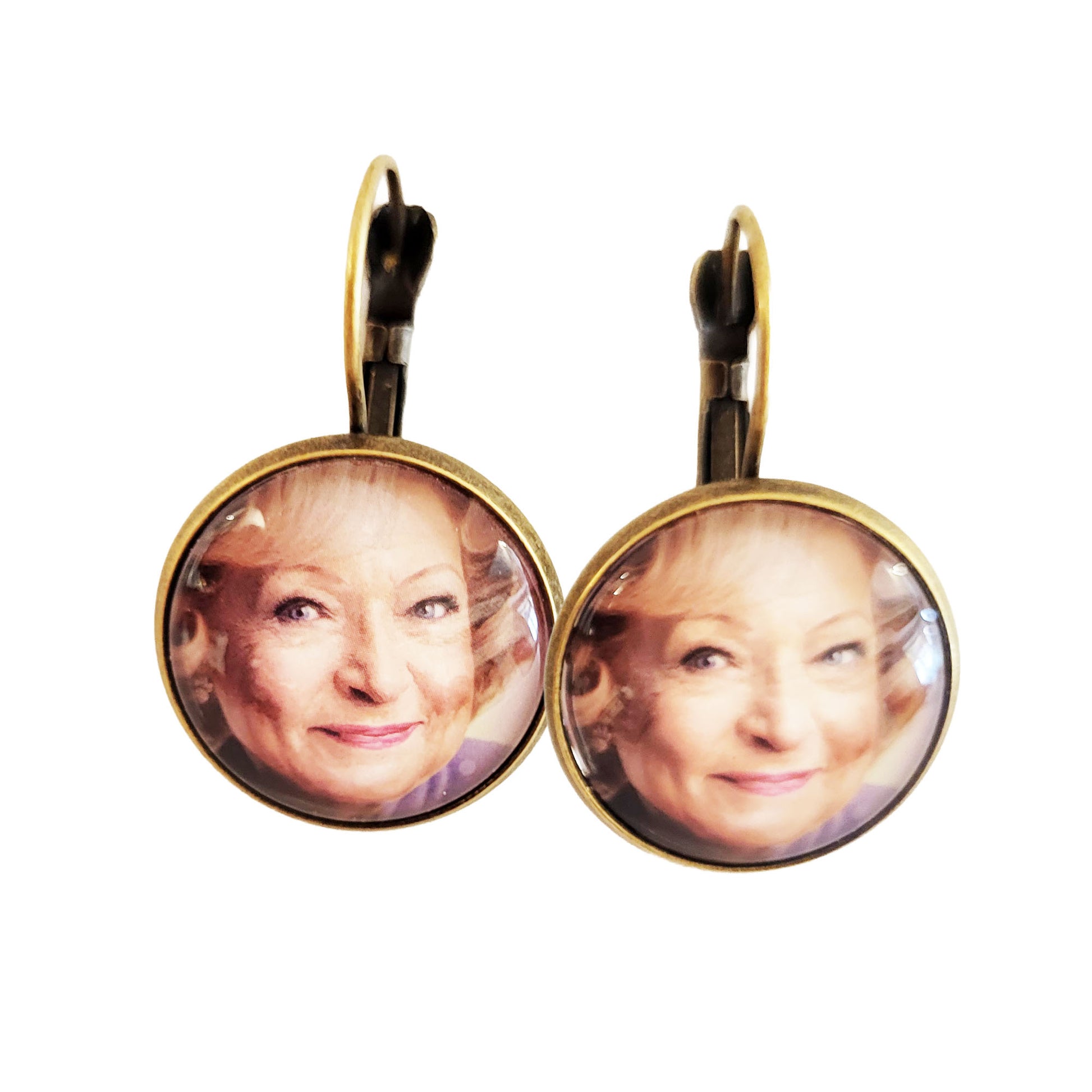 Postage Stamp Earrings - 2025 USA Betty White