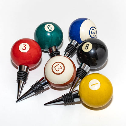 Billiard Ball Bottle Stopper
