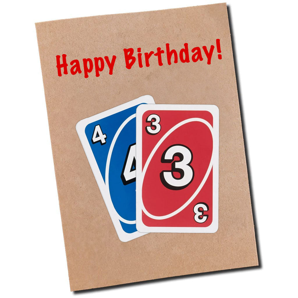 Game Card Greeting Card - Happy Birthday! [AGE]