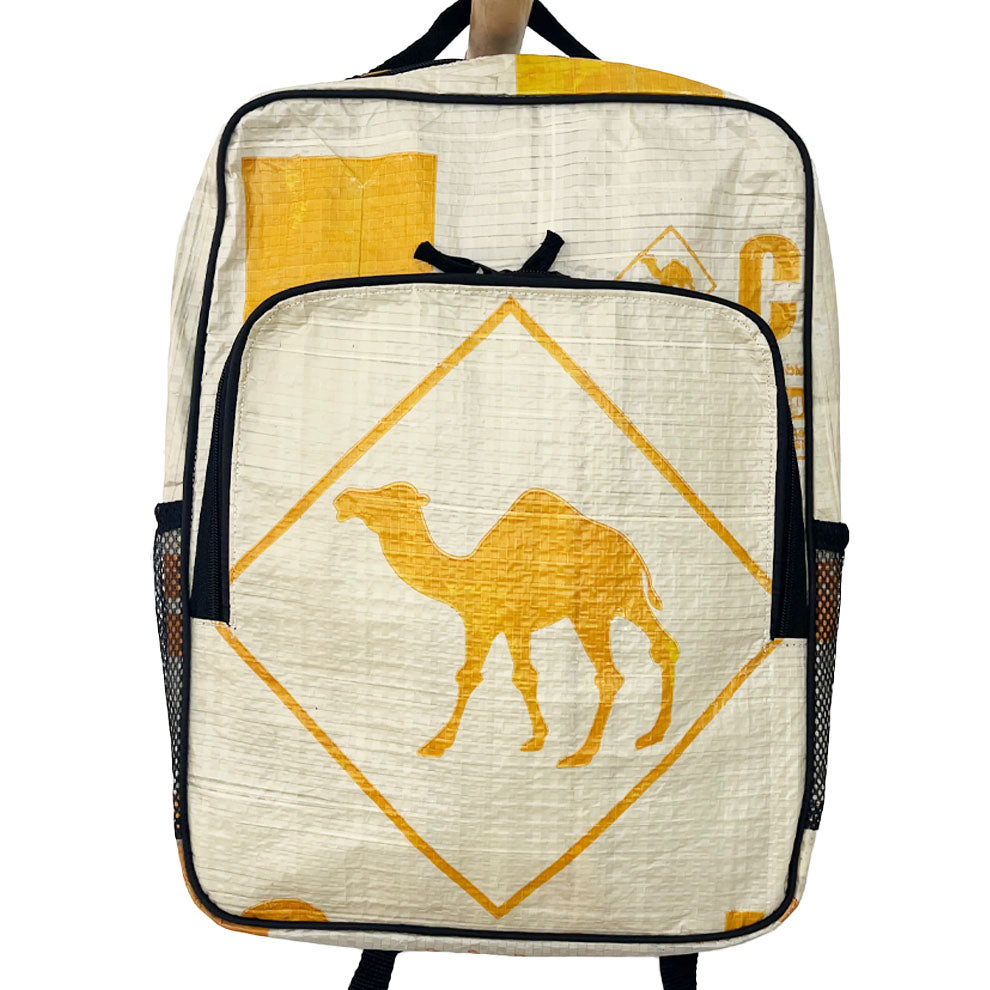 Animal Feed/Cement Bag Book Bag (Copy) Camel