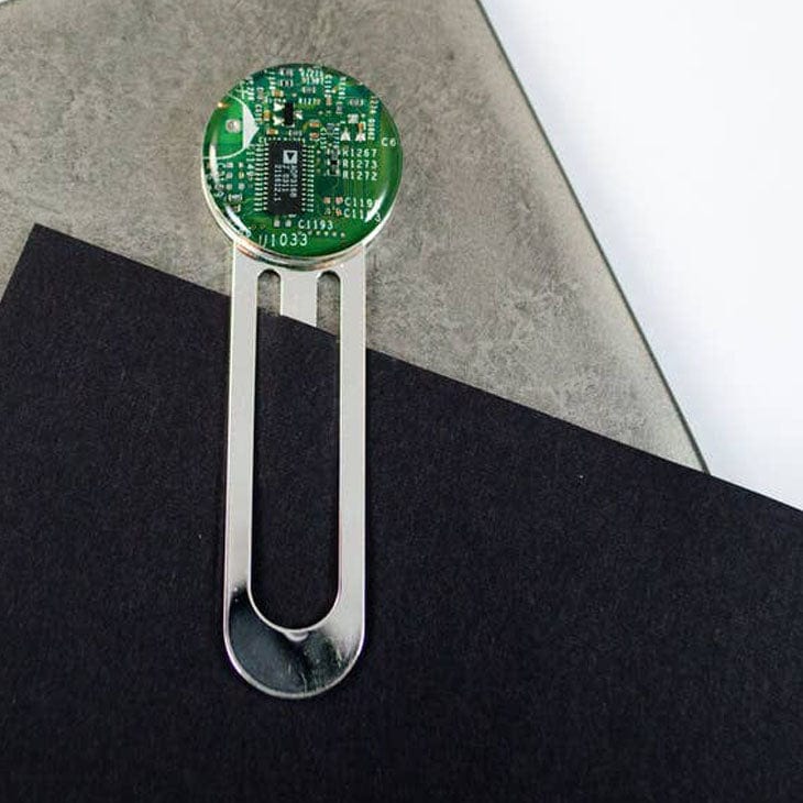 Circuit Board Bookmark Green