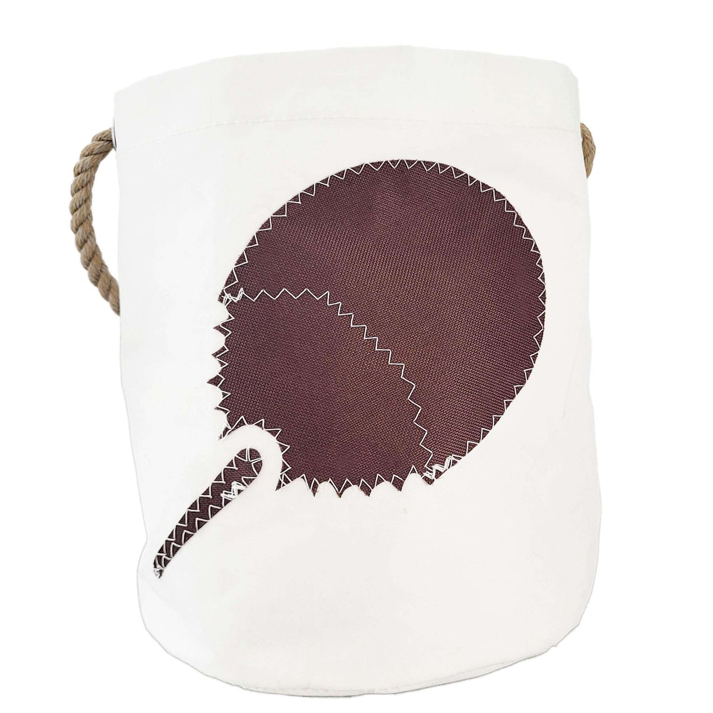 Sailcloth Bucket Bag - Brown Horseshoe Crab