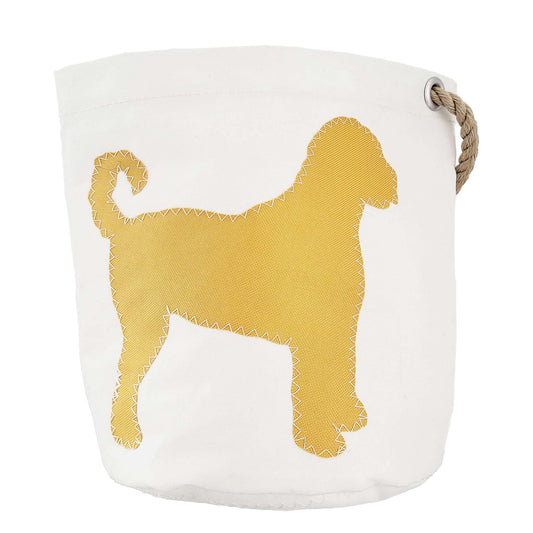 Sailcloth Bucket Bag - Labradoodle