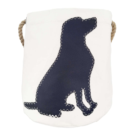 Sailcloth Bucket Bag - Black Labrador