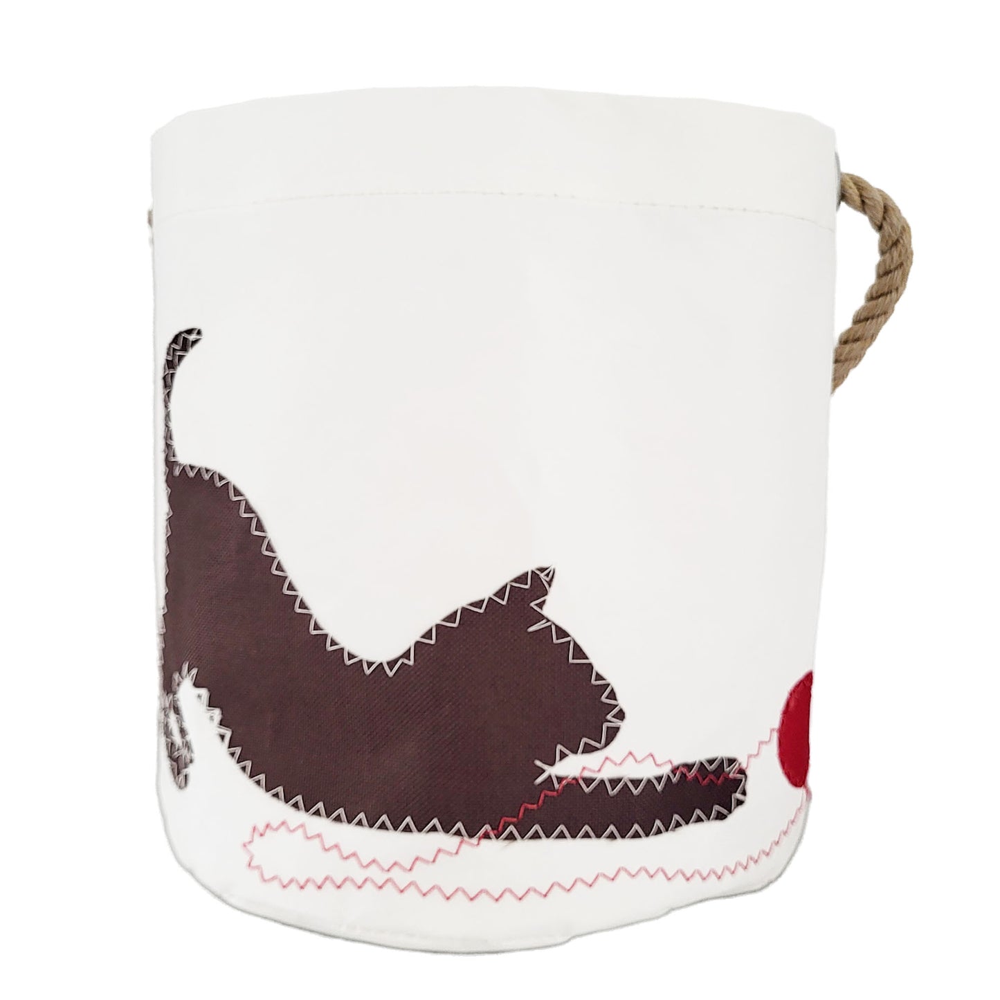 Sailcloth Bucket Bag - Brown Cat