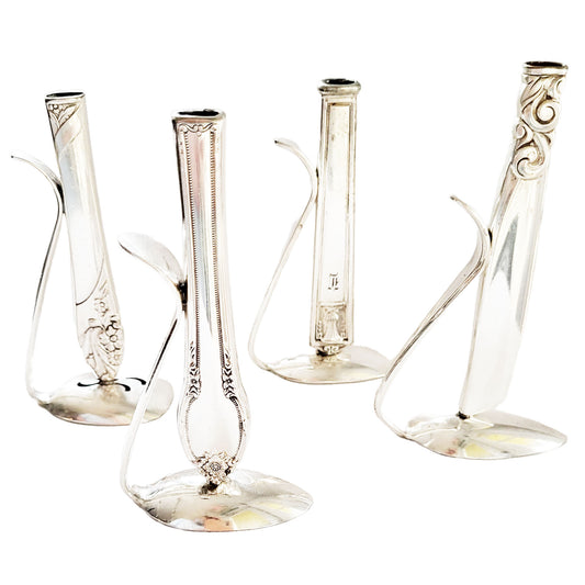 Spoon and Knife Bud Vase