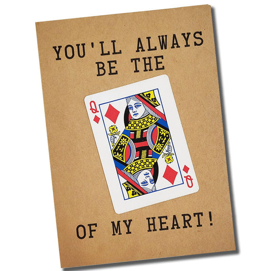 Game Card Greeting Card - [KING/QUEEN] of My Heart