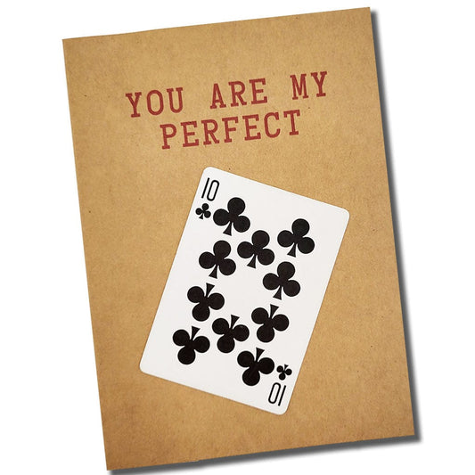 Game Card Greeting Card - You Are My Perfect [10]