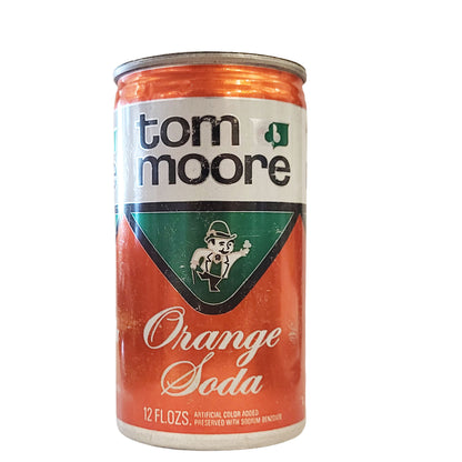 Vintage Beverage Can Cat Grass Kit Tom Moore Orange Soda