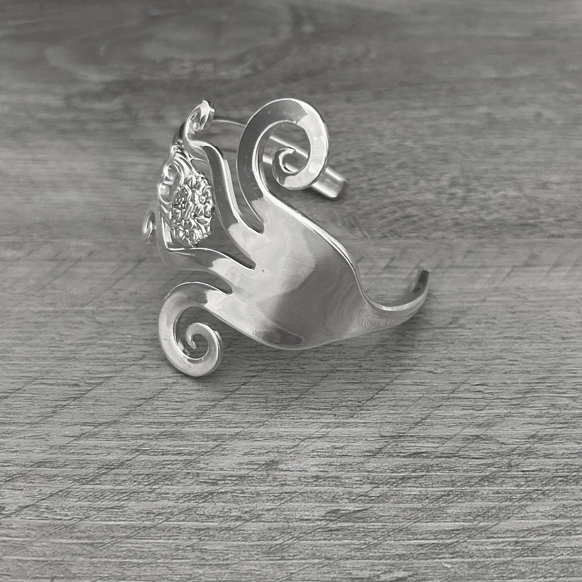 Fork Cuff Bracelet - Spirals