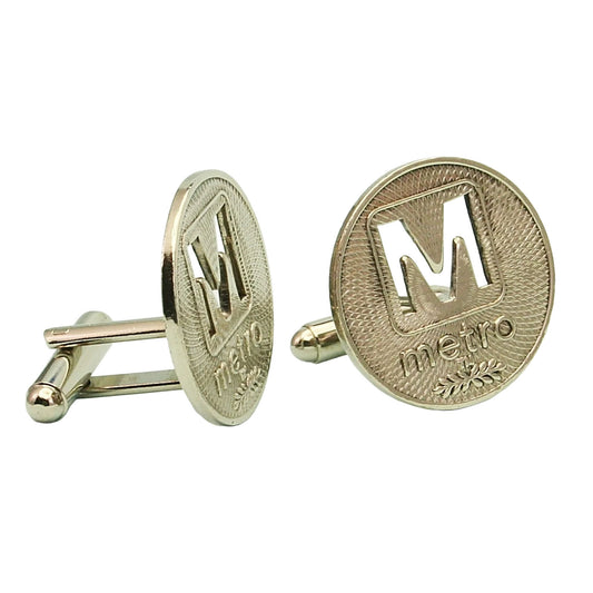 Washington Metro Token Cufflinks
