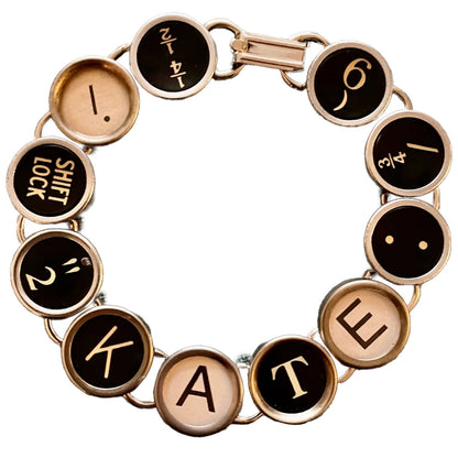 Typewriter Key Bracelet - Custom