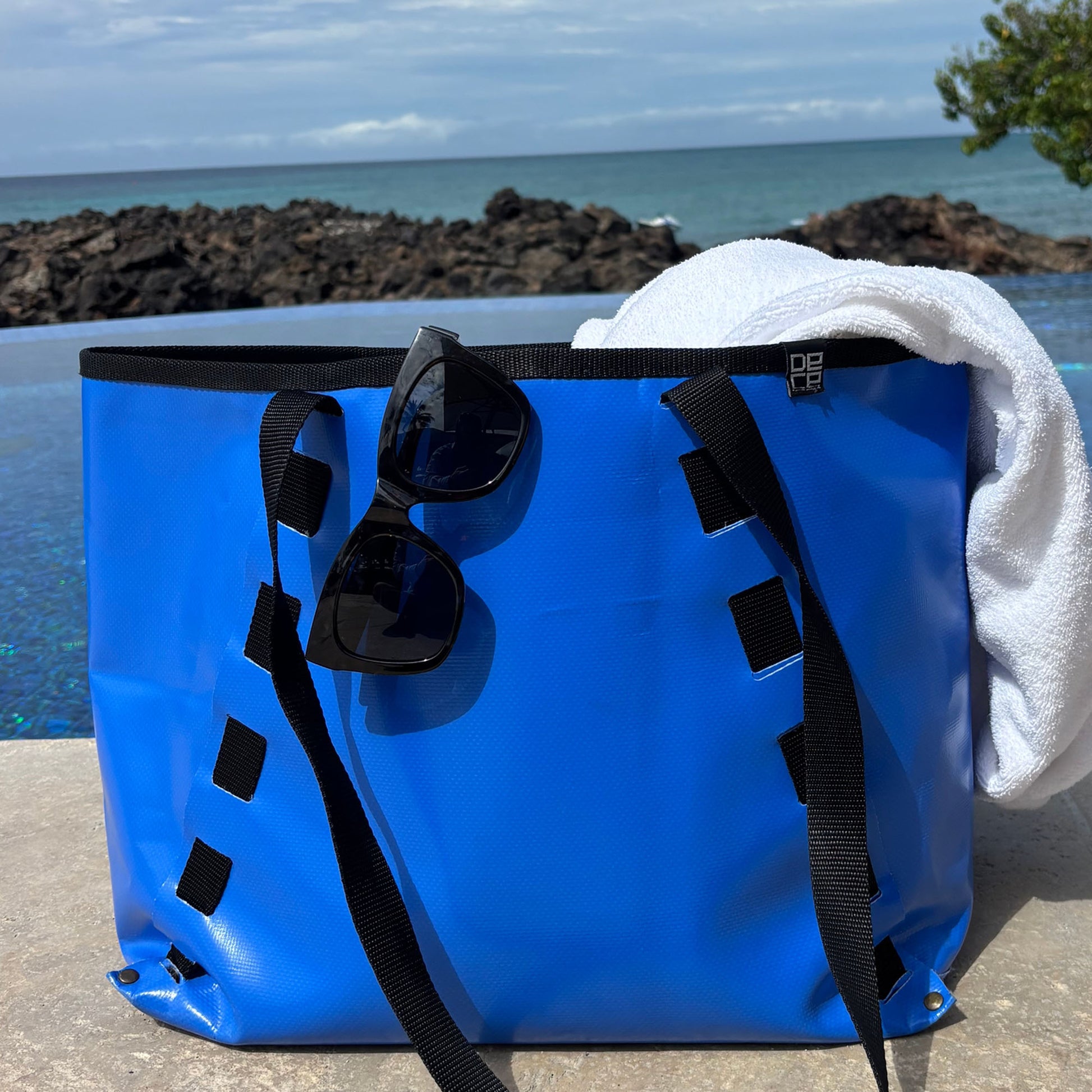 Lorry Tarp Bag - Shopper Tote Blue