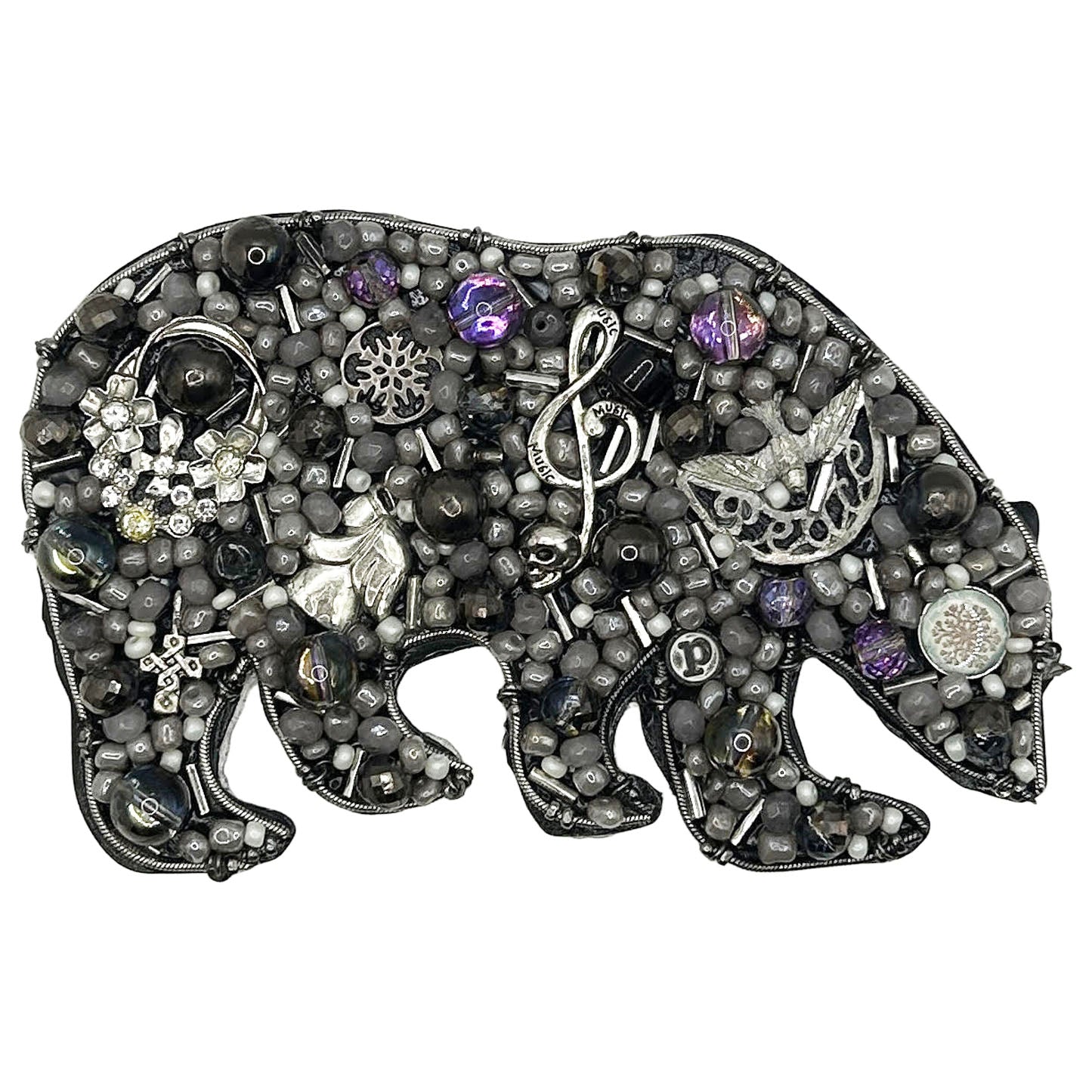 Jewelry Relief - Bears Music Bear