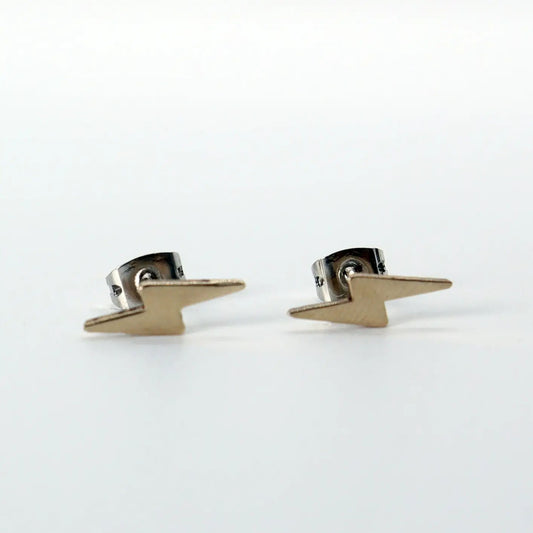 Cymbal Stud Earrings - Bolts
